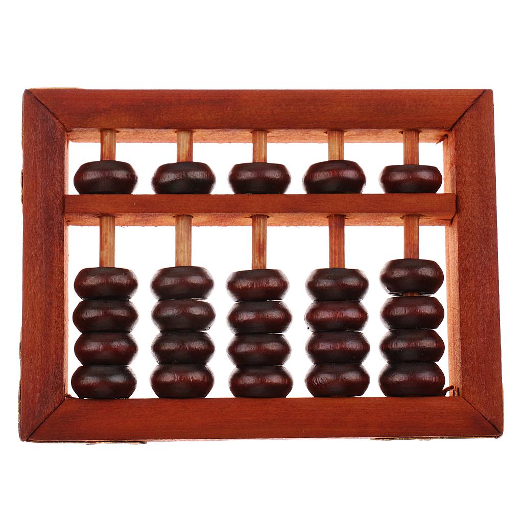 Abacus Counting Bead - Wood Bead Arithmetic Abacus Vintage Style