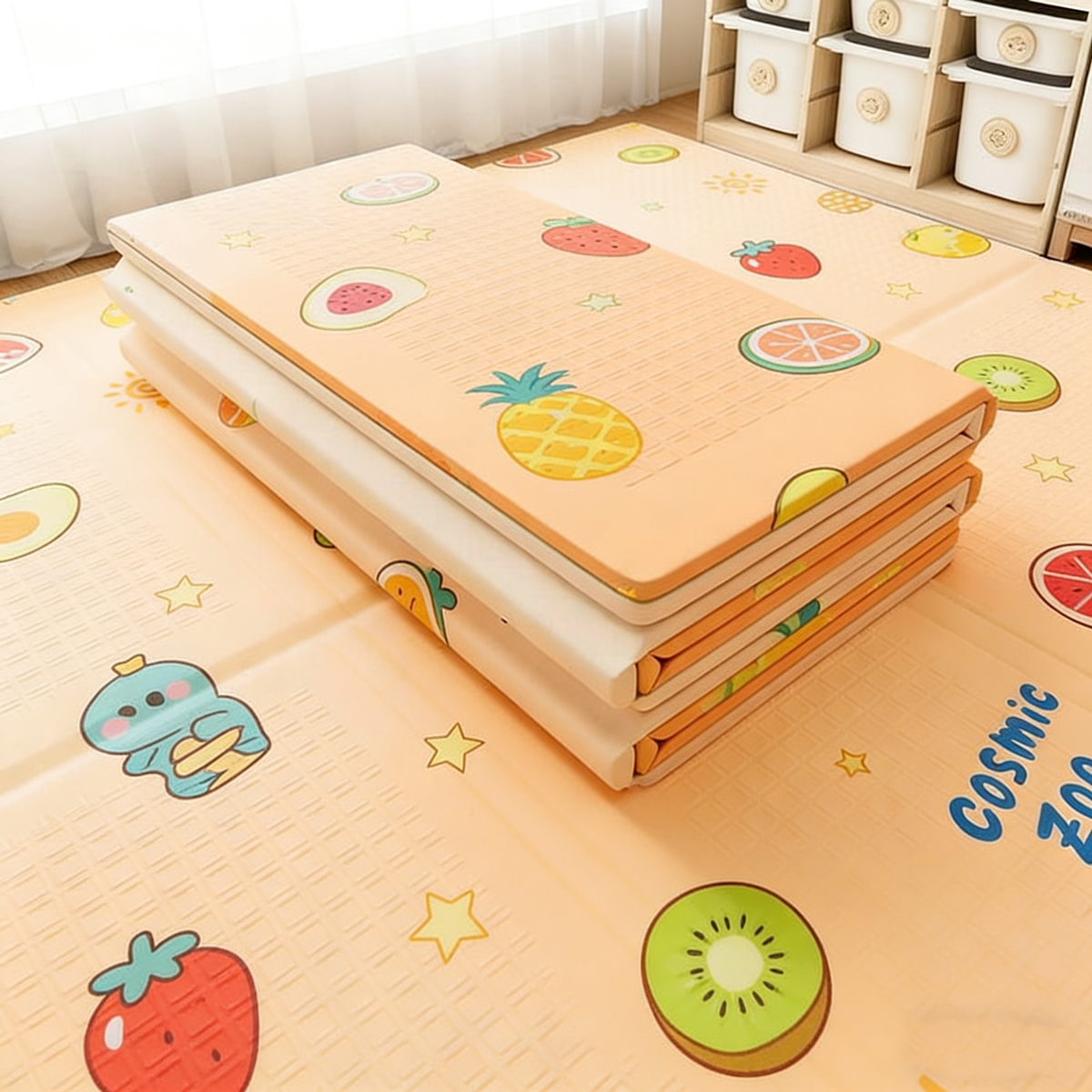 Kids Education Rug - Educational Foldable Baby Play Mat Non-Toxic