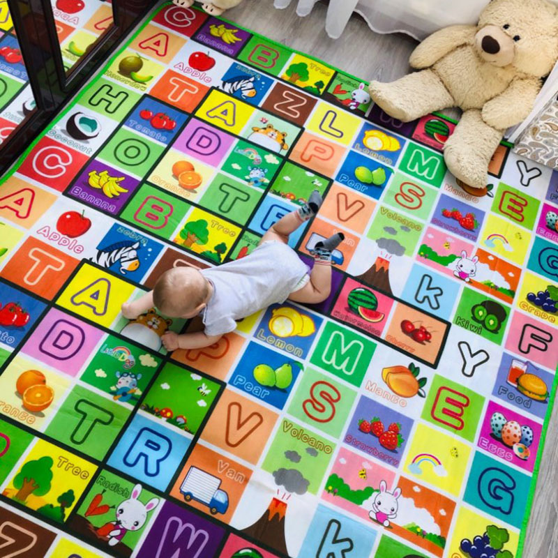 Kids Education Rug - 180*120cm Baby Play Mat Children Puzzle