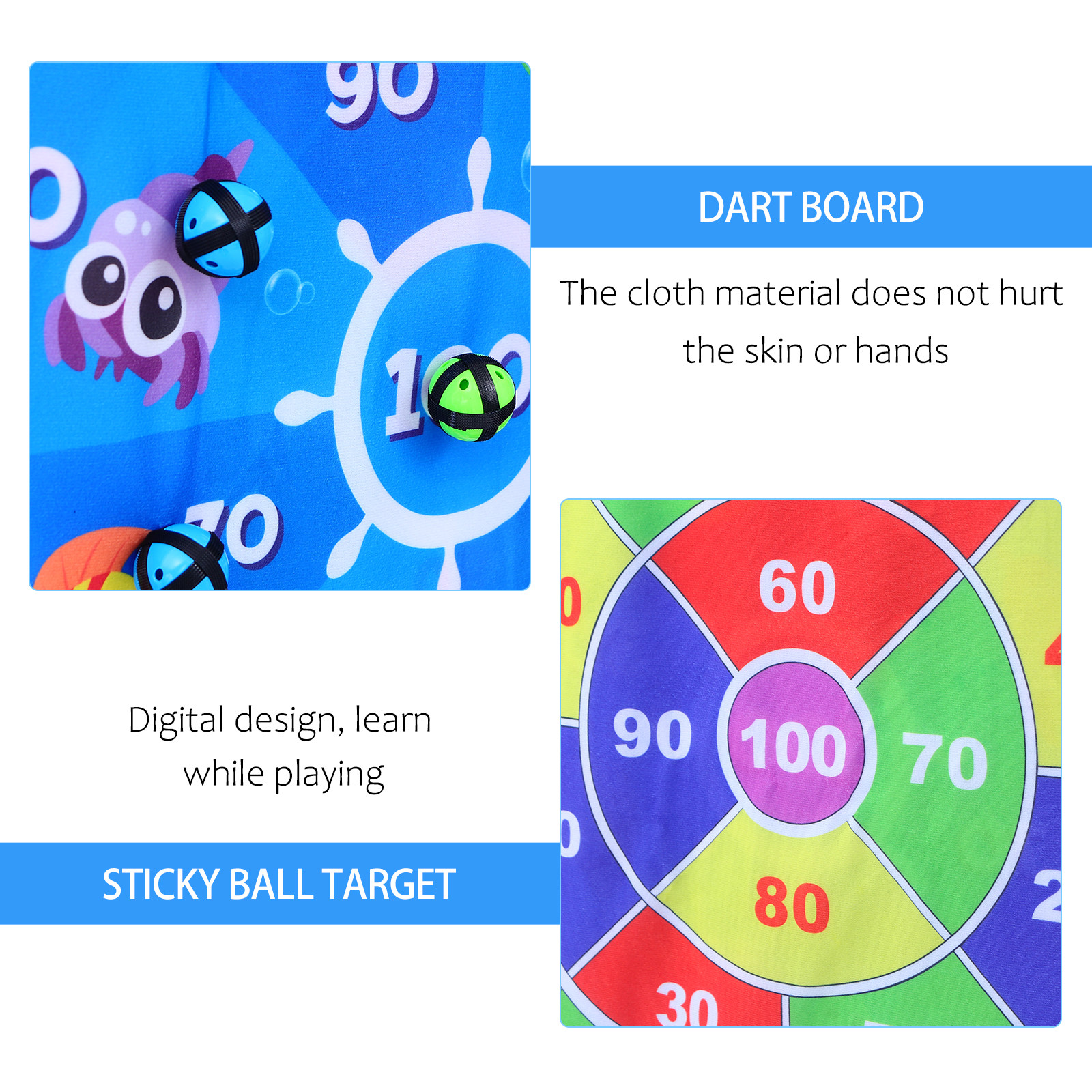 1Set Double-Sided Sticky Ball  - Kids Outdoor Education ulasan dan harga