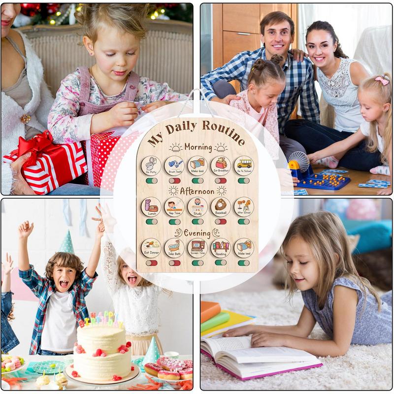 Visual Schedule For Kids Morni - Kids Education Planner ulasan dan harga