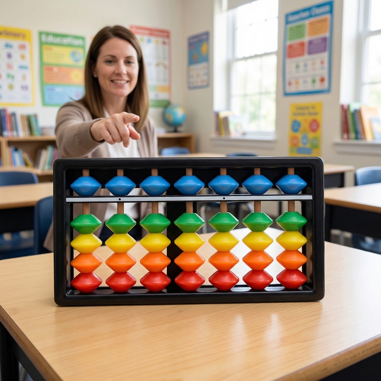 Soroban Calculator with Colorf - Abacus Counting Bead ulasan dan harga