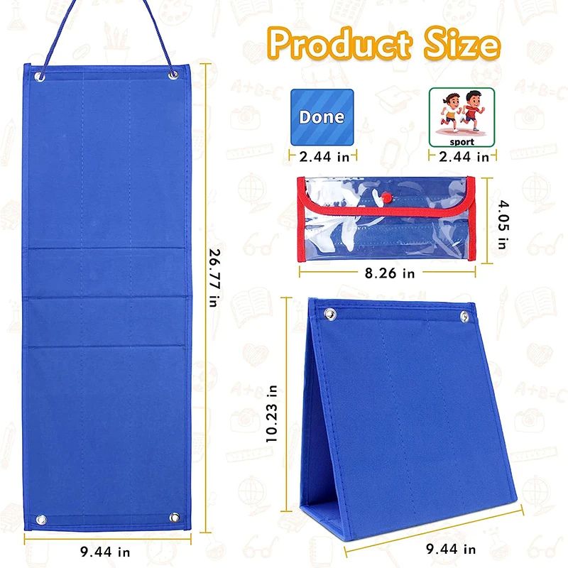 Kid Visual Schedule Hanging Vi - Kids Education Planner ulasan dan harga