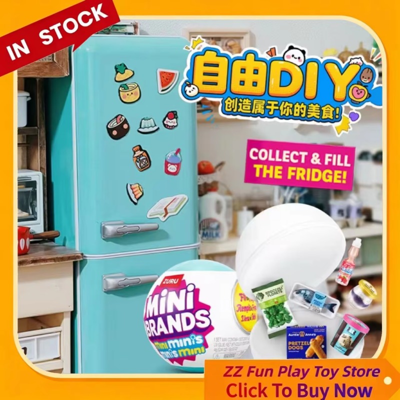 Genuine ZURU Mini Fridge Set P - Kids First Education ulasan dan harga