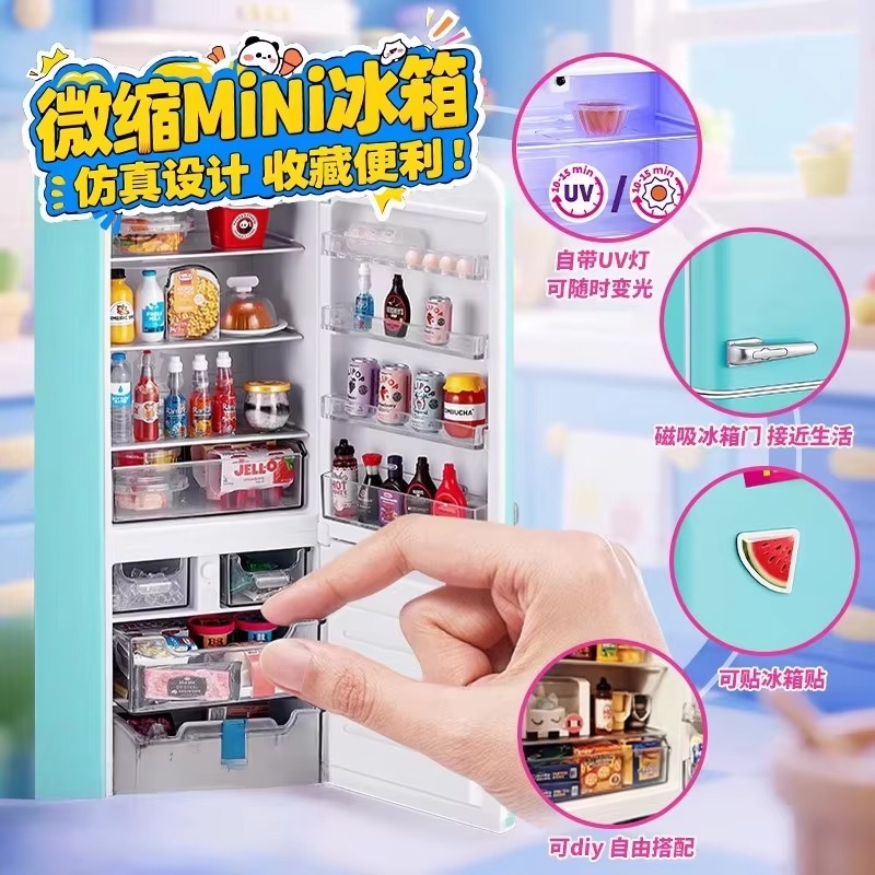 Genuine ZURU Mini Fridge Set P - Kids First Education ulasan dan harga