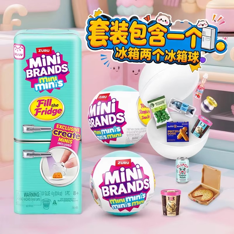 Genuine ZURU Mini Fridge Set P - Kids First Education ulasan dan harga