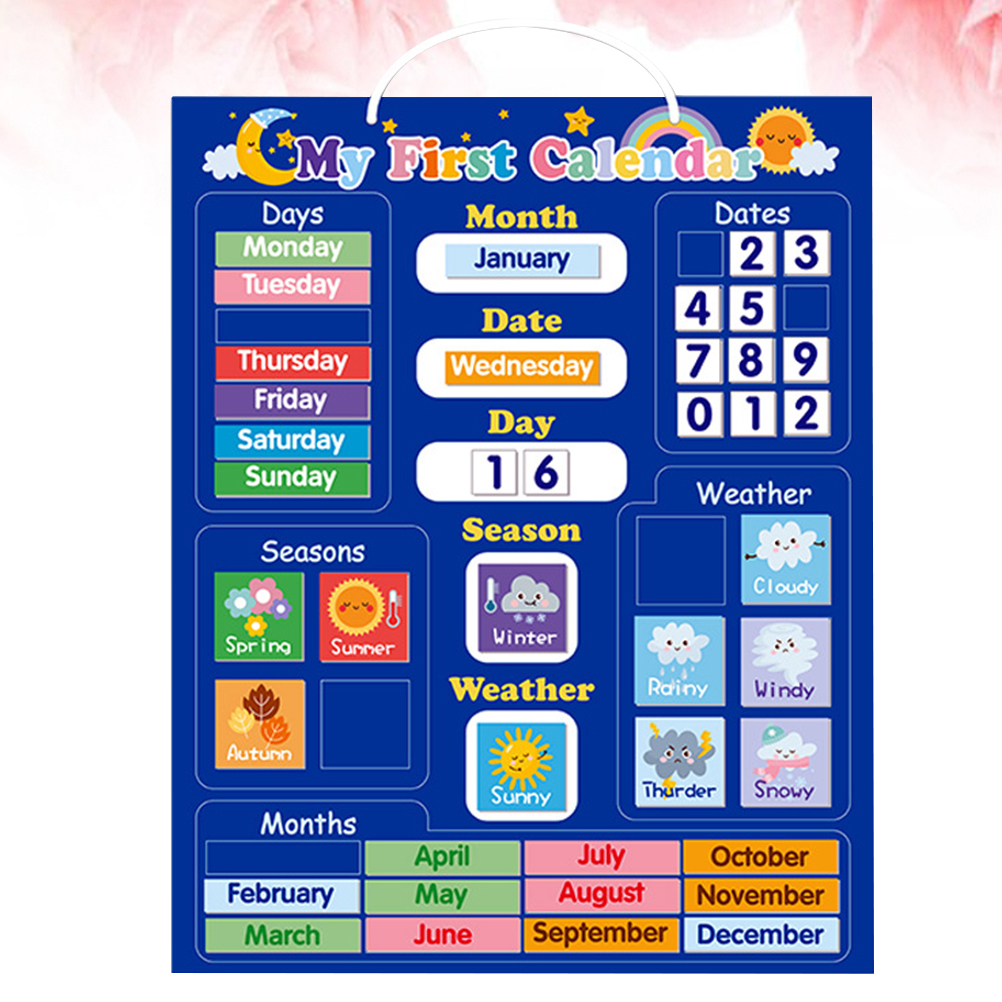 Weather Calendar Board Kids Ed - Kids Education Planner ulasan dan harga