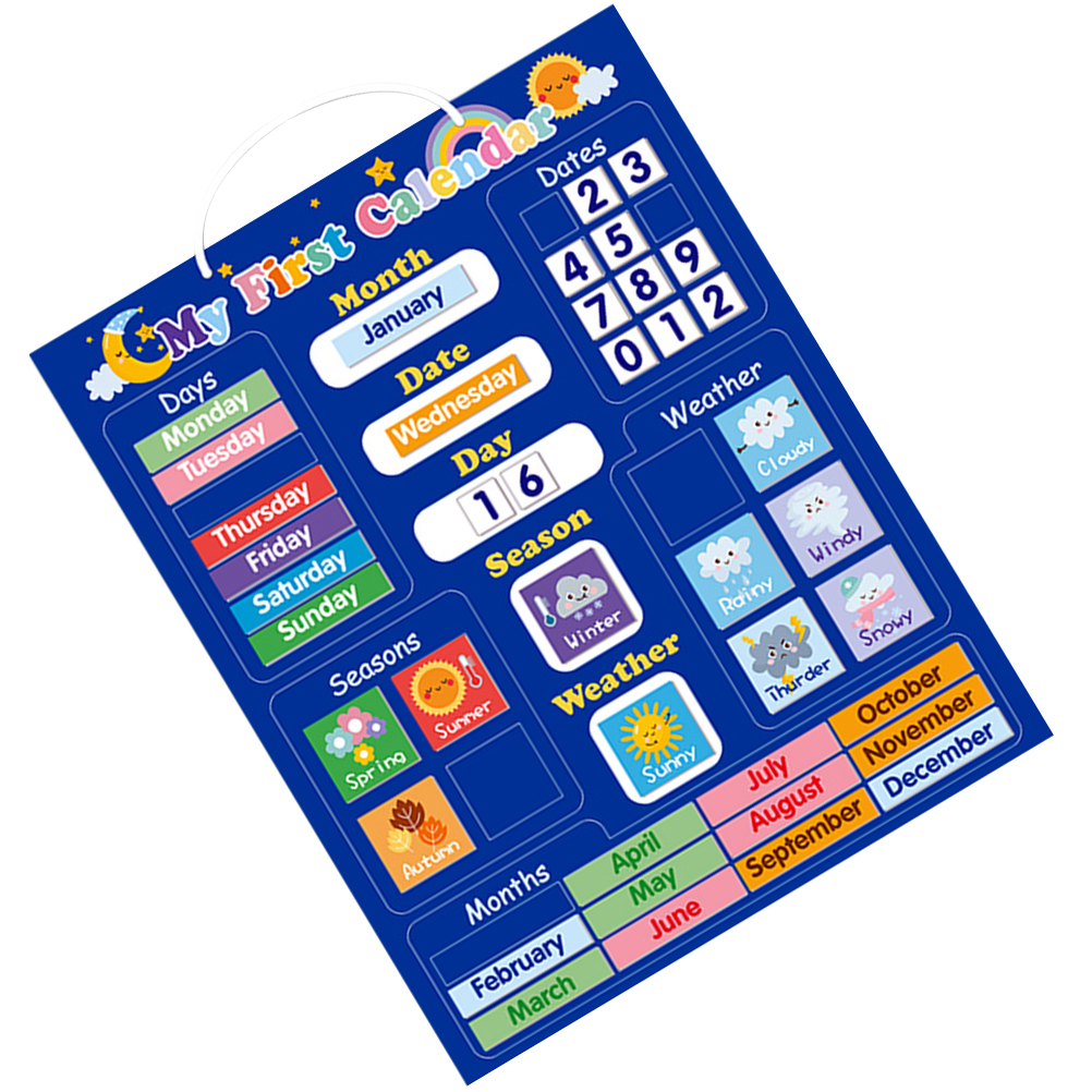 Weather Calendar Board Kids Ed - Kids Education Planner ulasan dan harga