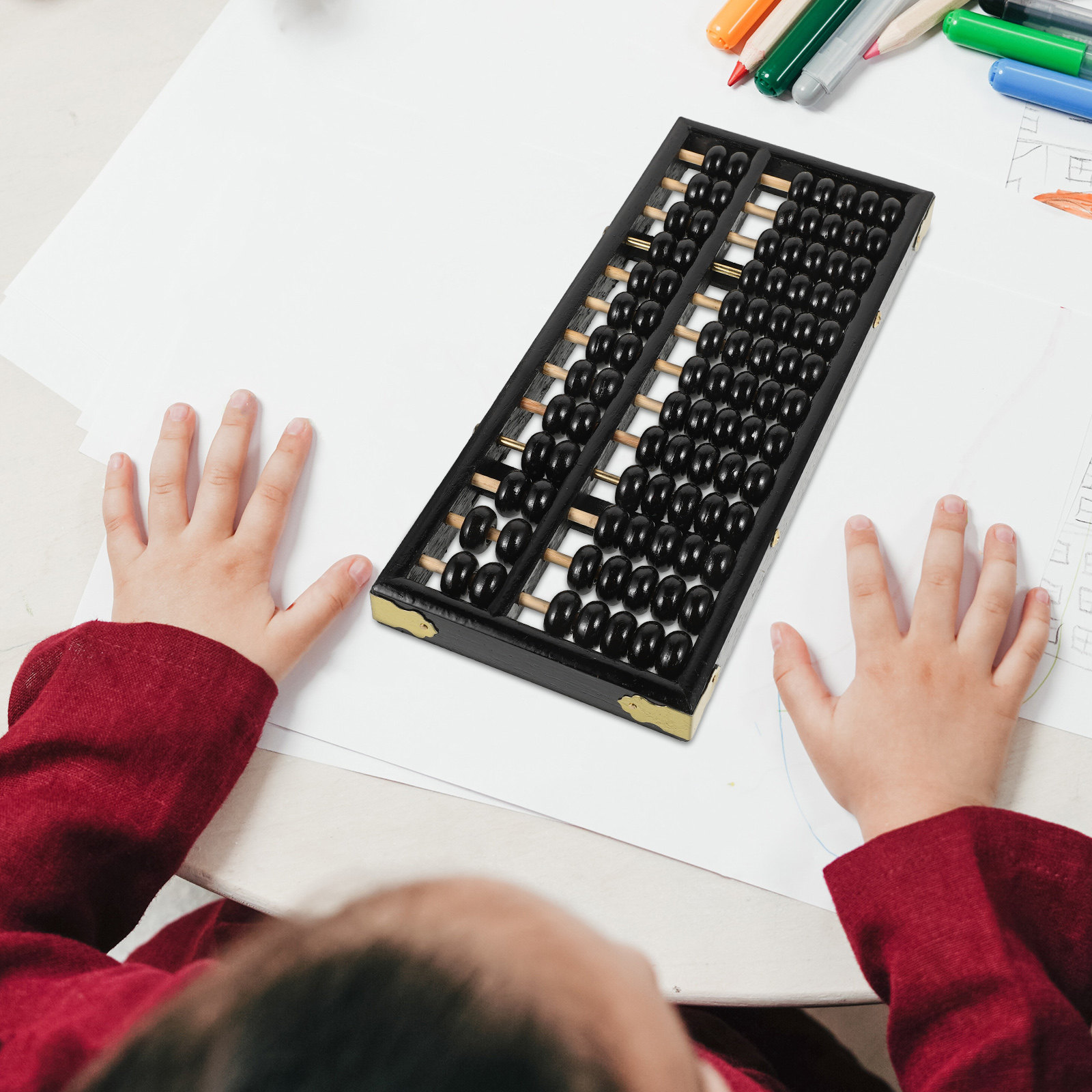 1Pcs Children Abacus 13 Rods S - Abacus Counting Bead ulasan dan harga