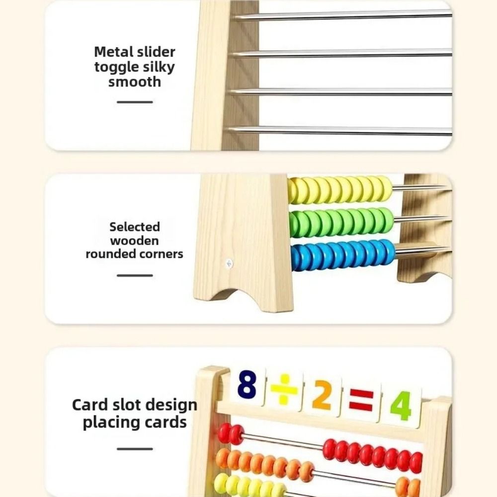 Calculating Beads Wooden Educa - Abacus Counting Bead ulasan dan harga