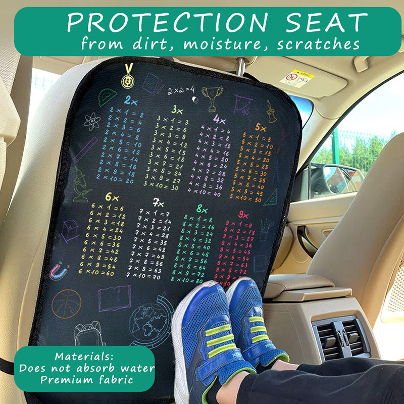 1pc Waterproof Car Seat Cover  - Multiplication Table Mat ulasan dan harga