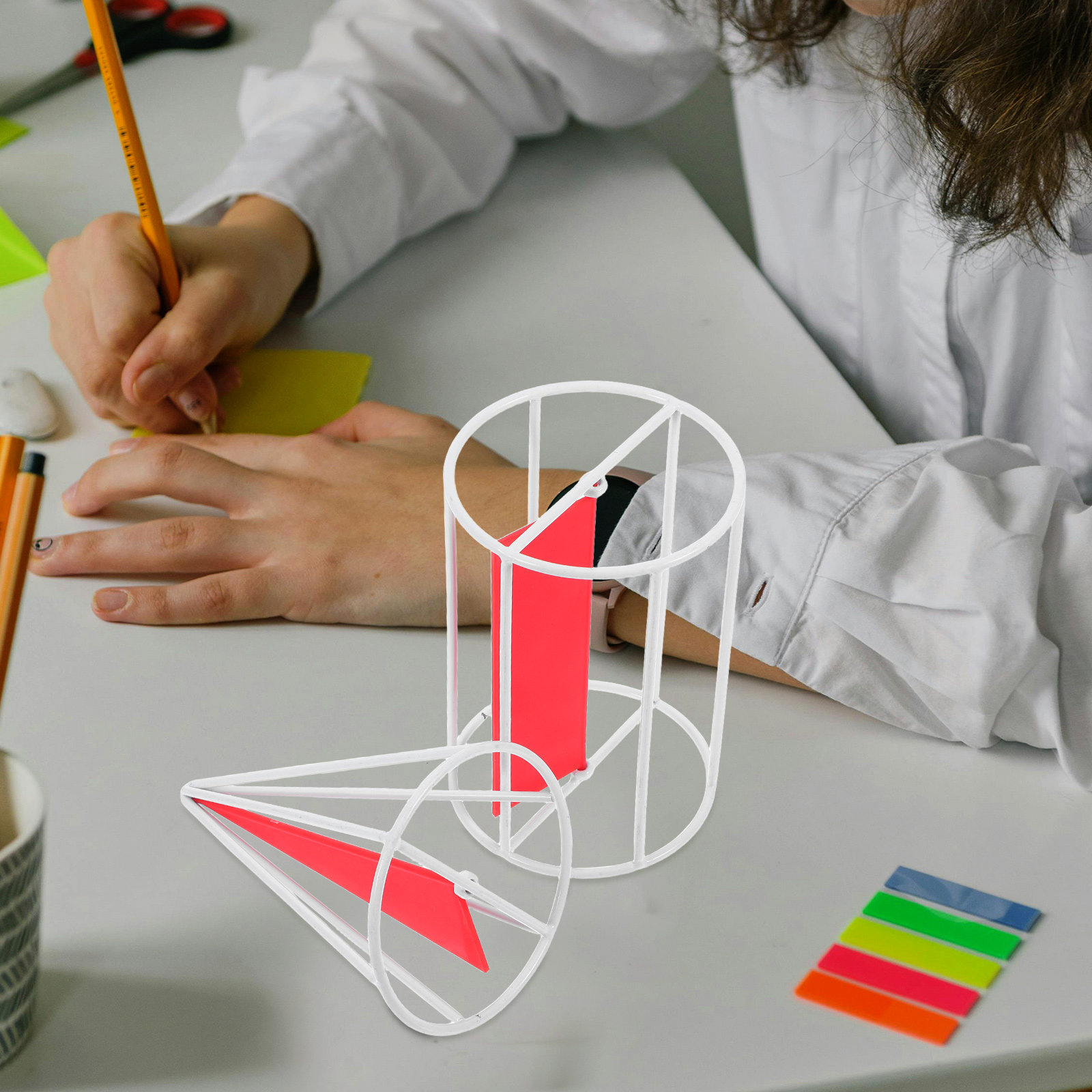1Set Cylinder Cone Volume Demo - Math Manipulative Set ulasan dan harga