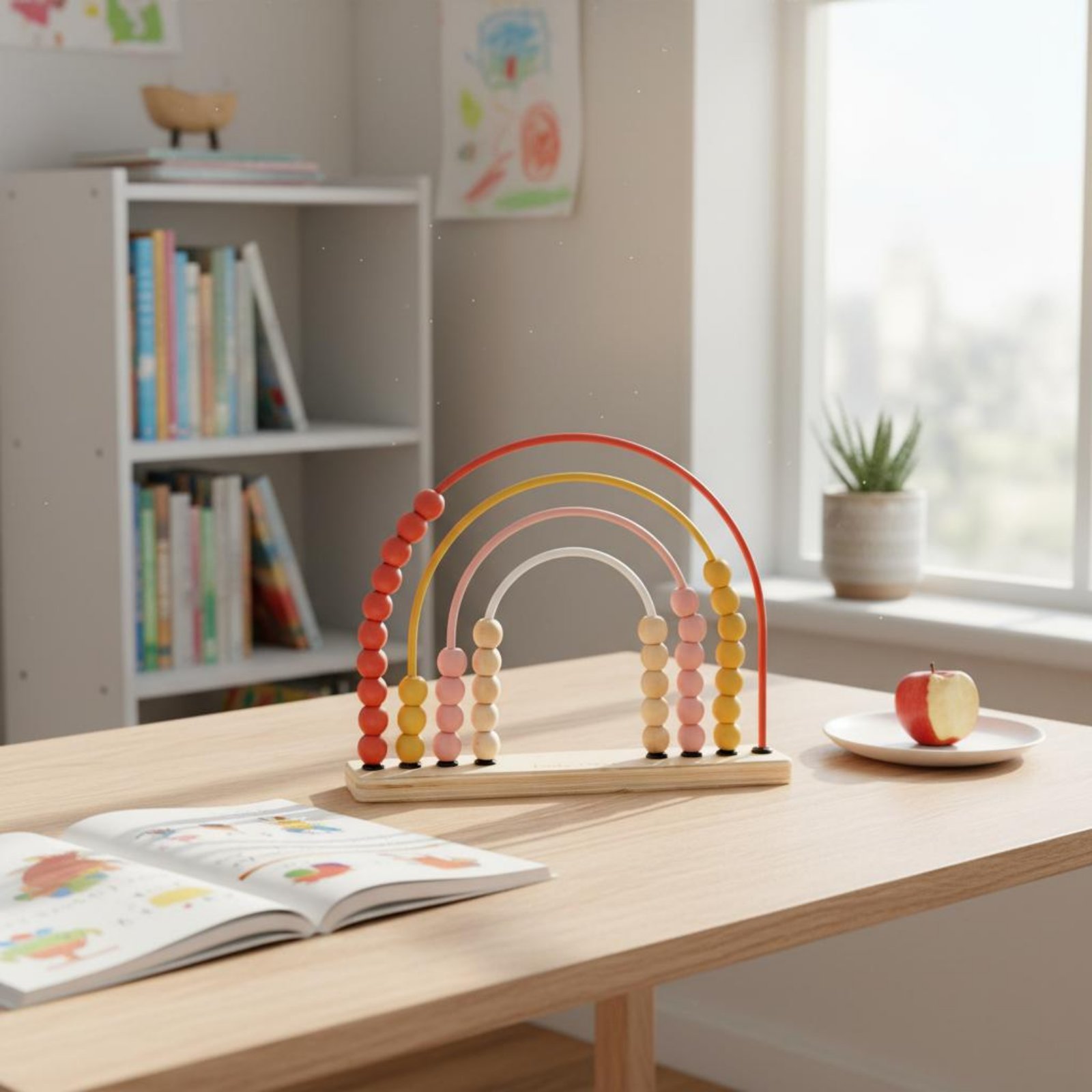 Rainbow Abacus Toy Develops Ma - Abacus Counting Bead ulasan dan harga