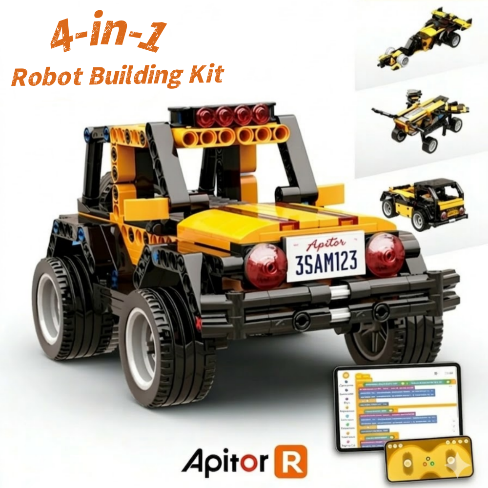 STEM 4-in-1 Robot Building Kit - Kids Education Free App ulasan dan harga