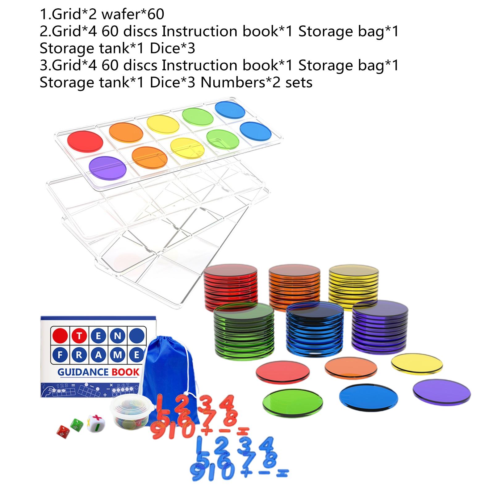 Ten-Frame Set for Classroom an - Math Manipulative Set ulasan dan harga