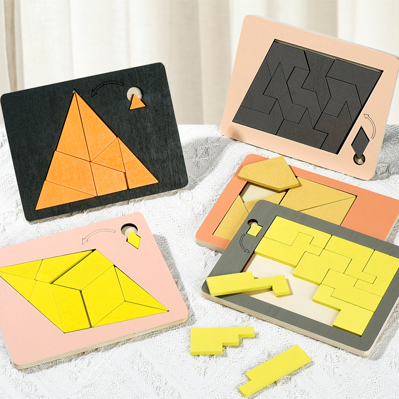 Wooden Puzzle Out of Nothing W - Kids Without Education ulasan dan harga