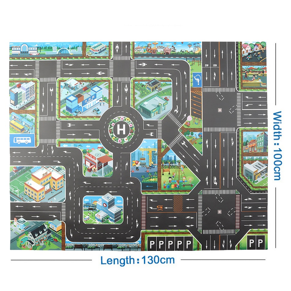 130*100 Baby Educational Mat C - Kids Education Rug ulasan dan harga