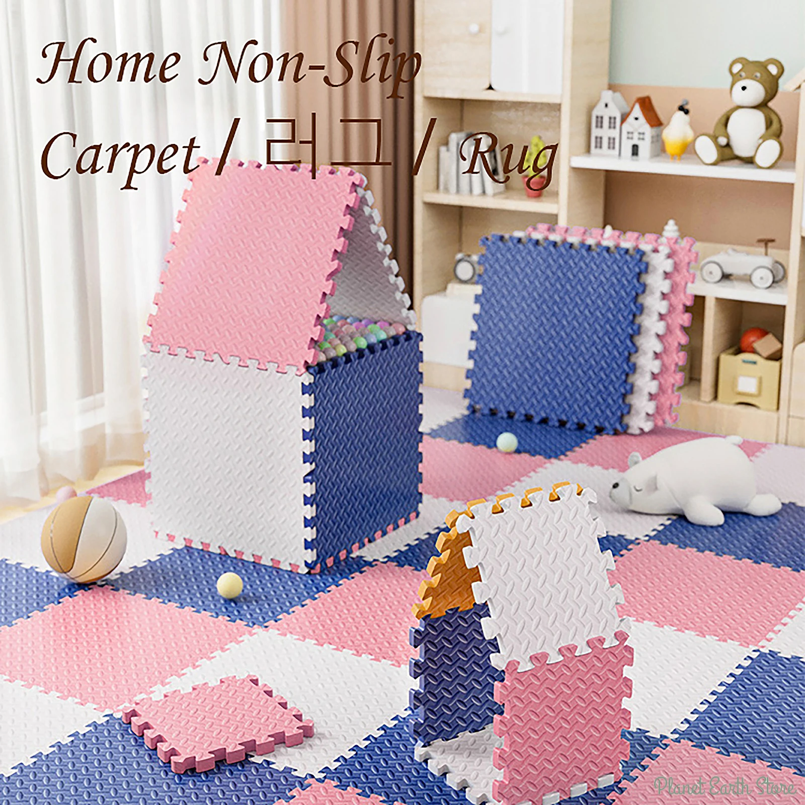Foam Baby Play Mat Puzzle Mat  - Kids Education Rug ulasan dan harga