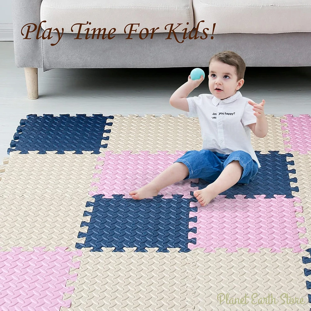 Foam Baby Play Mat Puzzle Mat  - Kids Education Rug ulasan dan harga