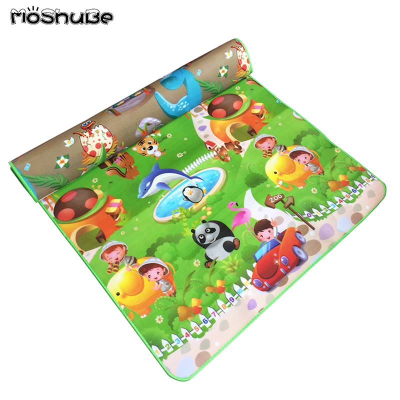 180*120cm Baby Play Mat Childr - Kids Education Rug ulasan dan harga