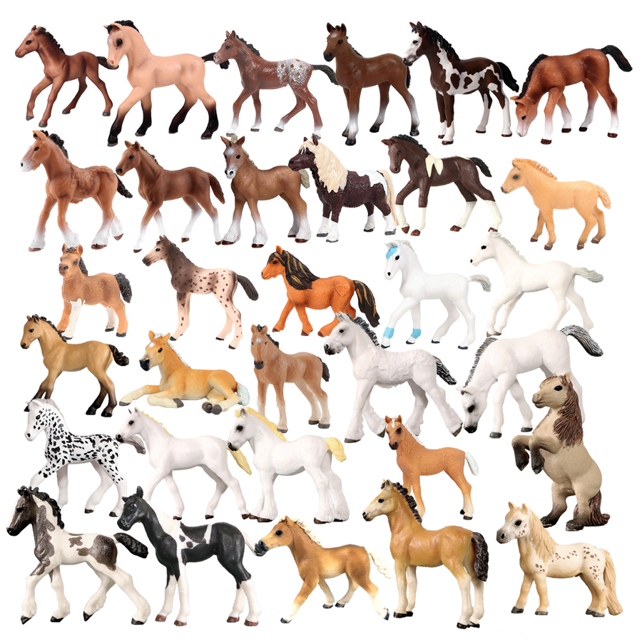 Horse Figurine Farm Animals Po - Kids First Education ulasan dan harga