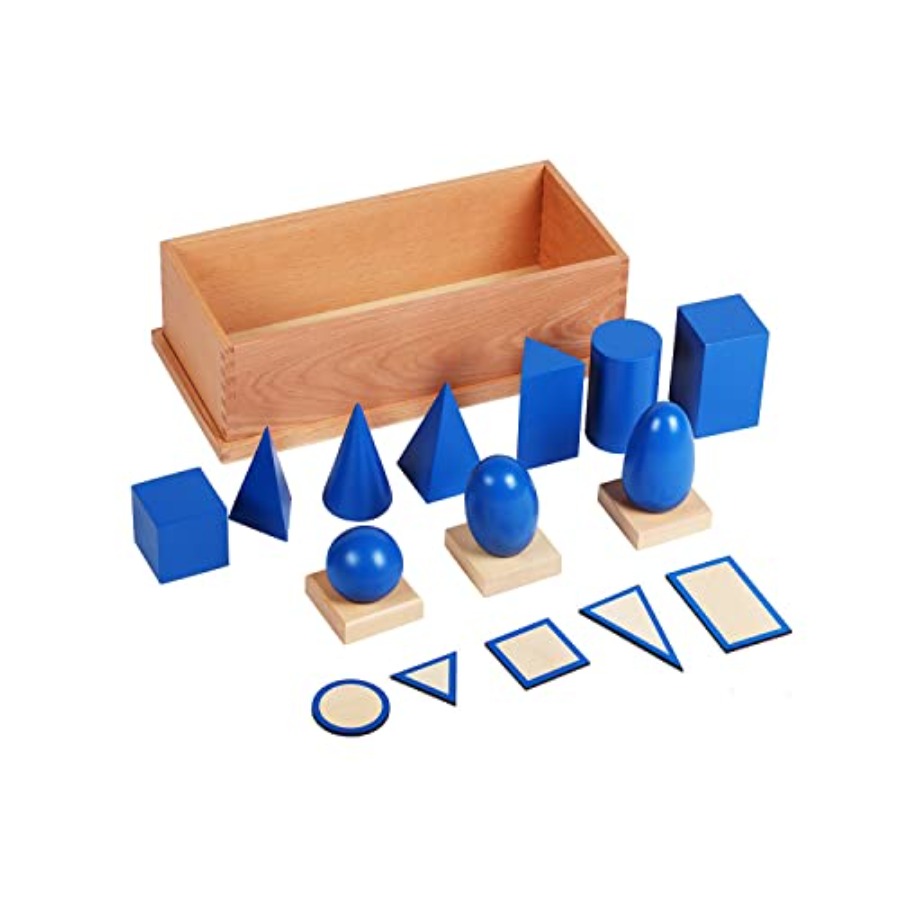 Large 3D Shapes Geometric Soli - Math Manipulative Set ulasan dan harga