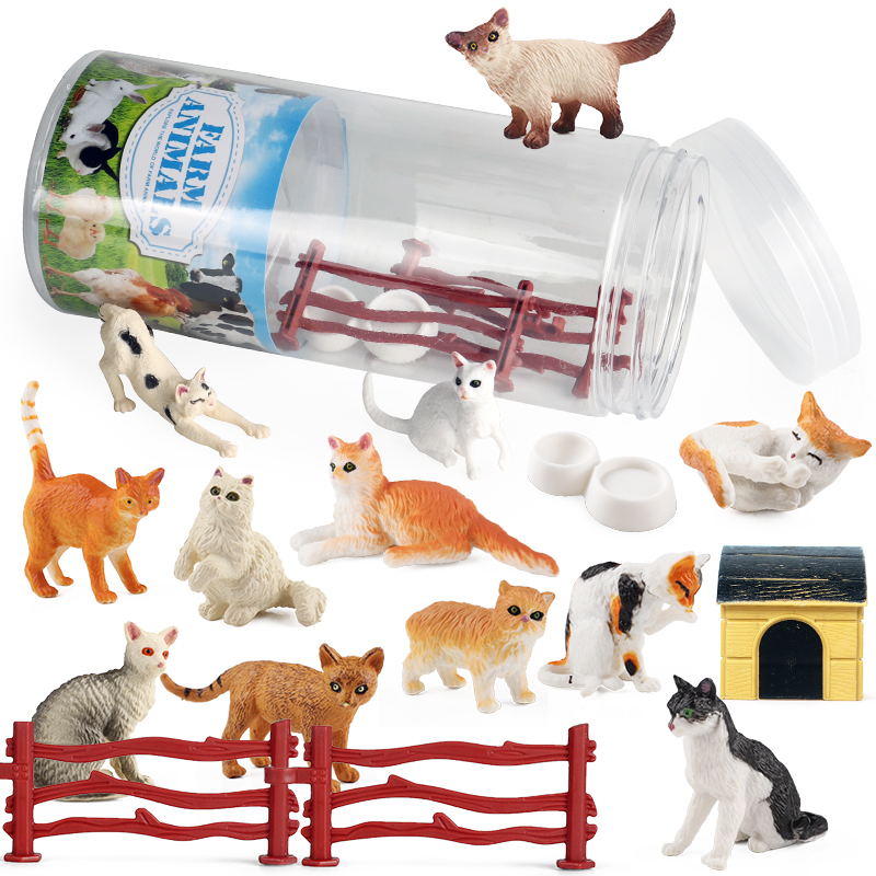 Oenux Miniature Animals Set Wi - Kids Without Education ulasan dan harga