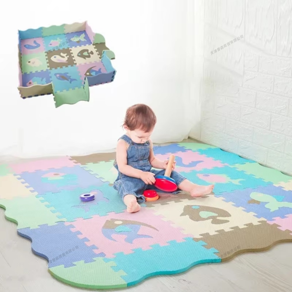 EVA Foam Baby Play Mat Soft Ba - Kids Education Rug ulasan dan harga