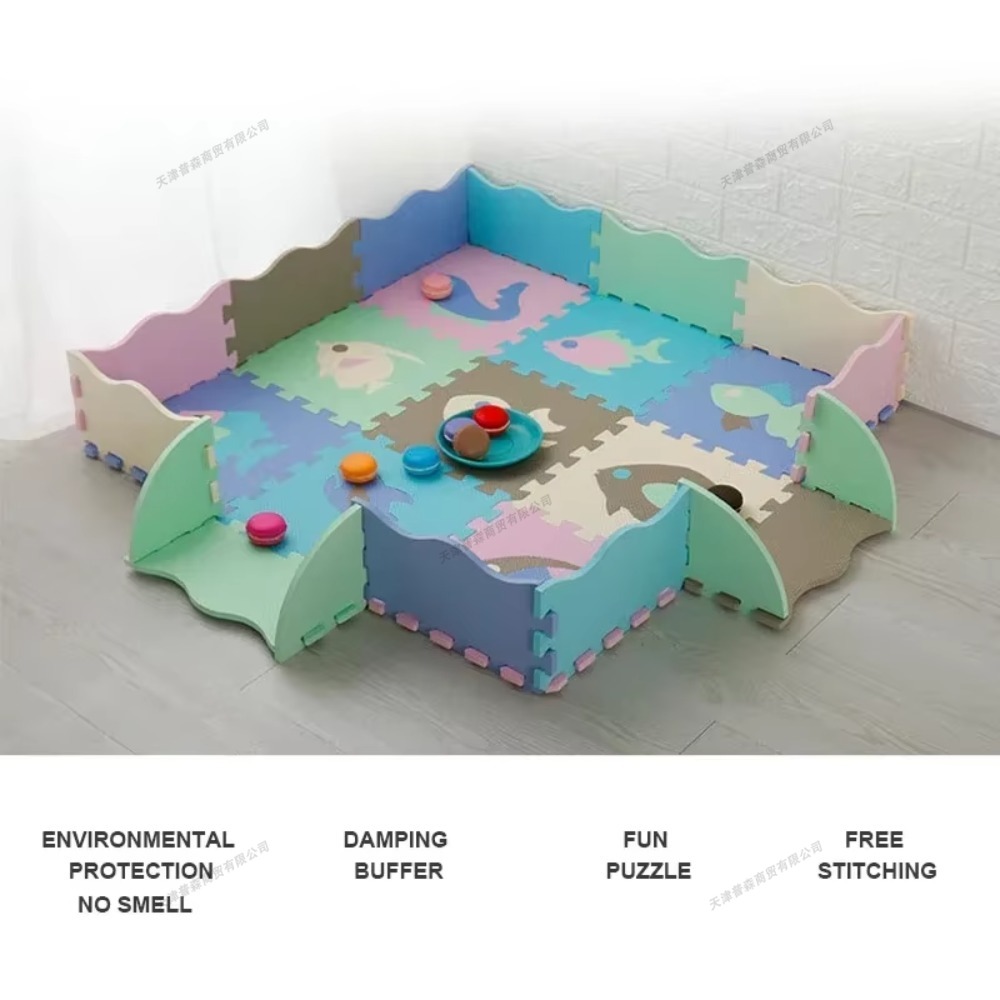EVA Foam Baby Play Mat Soft Ba - Kids Education Rug ulasan dan harga