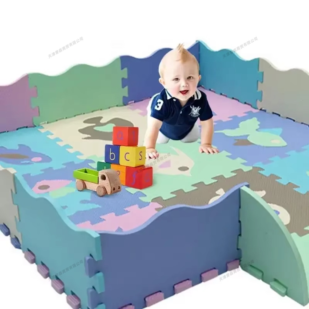 EVA Foam Baby Play Mat Soft Ba - Kids Education Rug ulasan dan harga