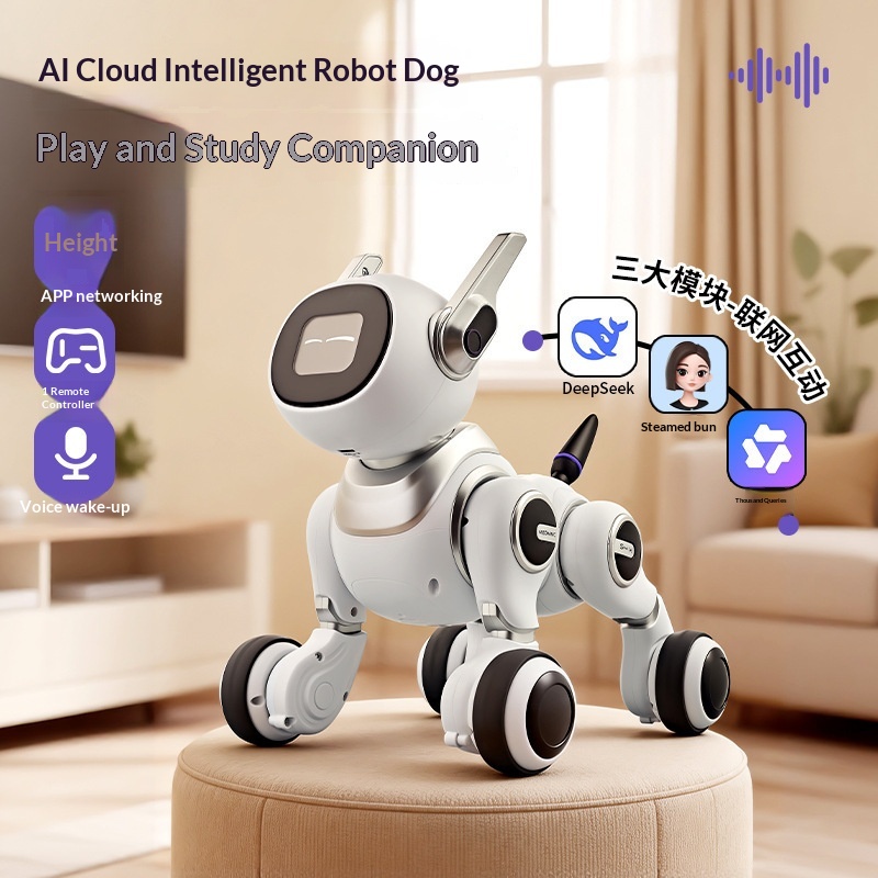 Ai Rc Robot Dog Voice Activate - Kids Education Free App ulasan dan harga
