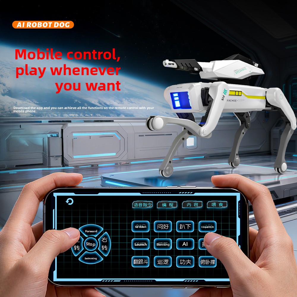 AI Intelligent RC Robot Dog Vo - Kids Education Free App ulasan dan harga