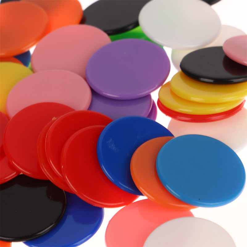 100Pcs Counting Chips Set 25MM - Math Manipulative Set ulasan dan harga