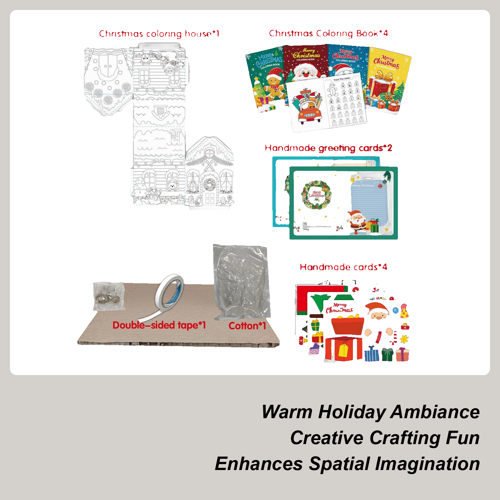Christmas Craft Kits Interacti - Kids Education Planner ulasan dan harga