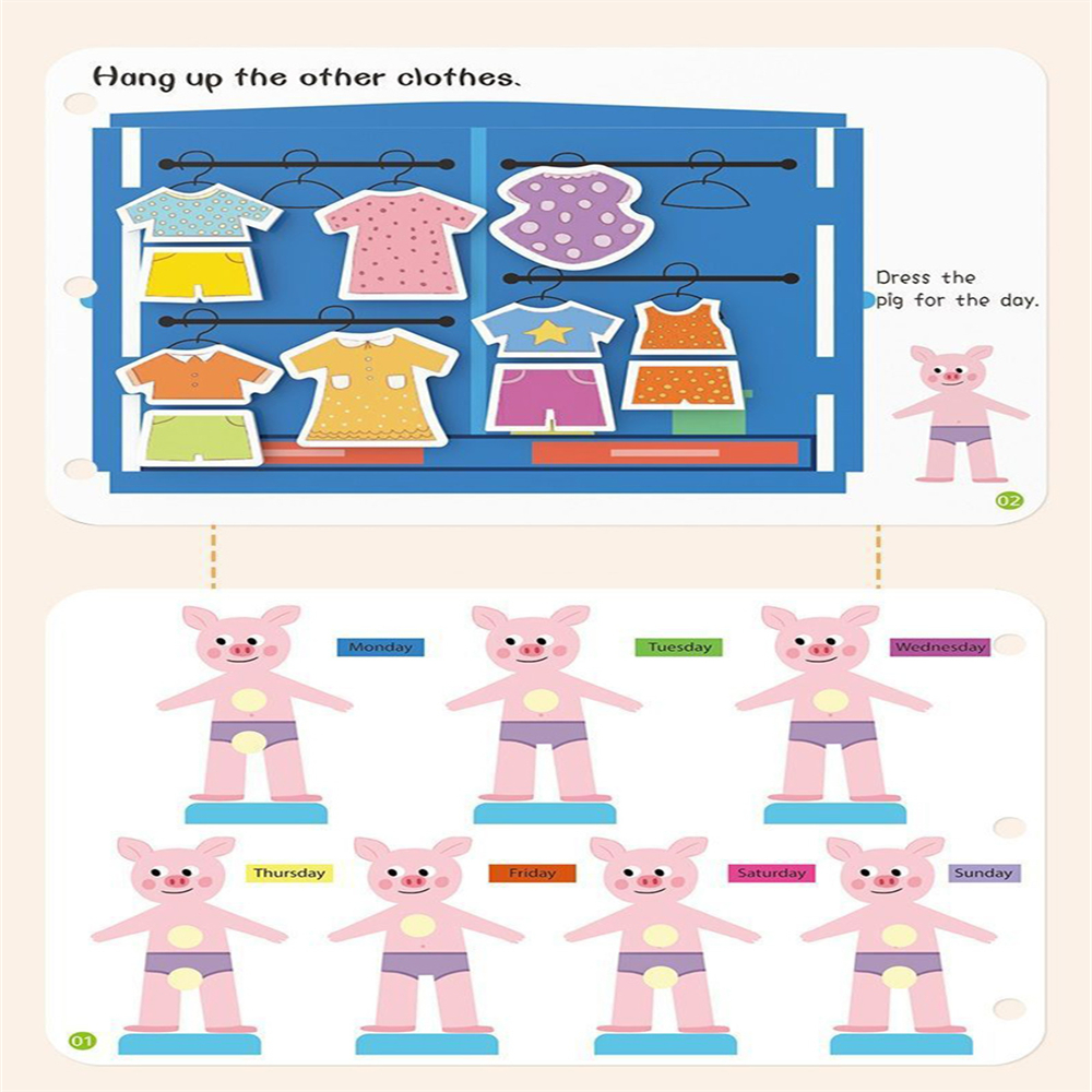 Kid Quiet Busy Book Montessori - Kids First Education ulasan dan harga