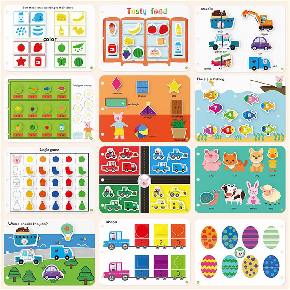 Kid Quiet Busy Book Montessori - Kids First Education ulasan dan harga