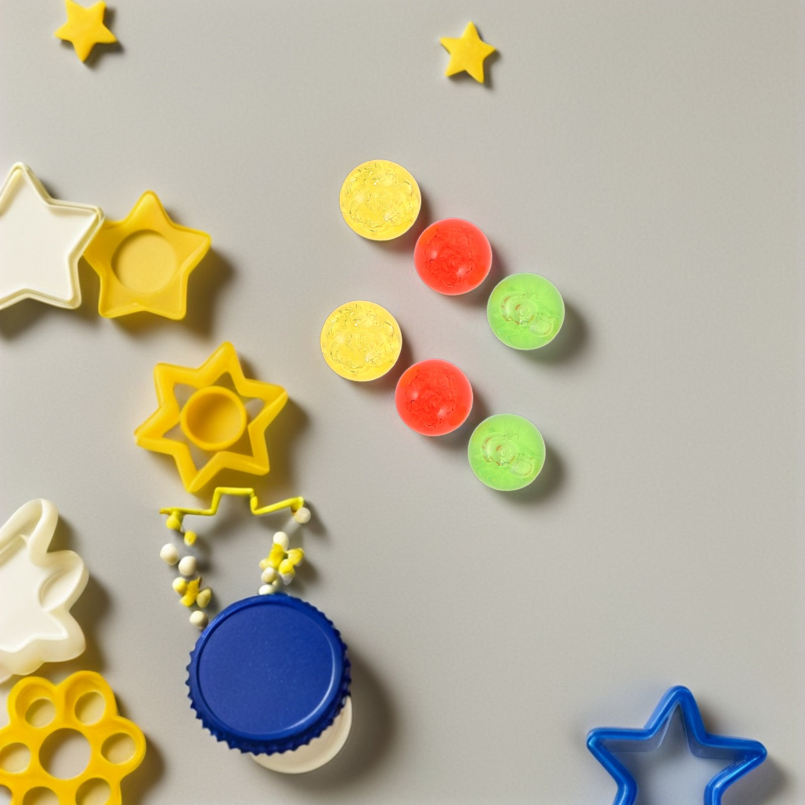 50Pcs Bubble Acrylic Bright Co - Math Manipulative Set ulasan dan harga