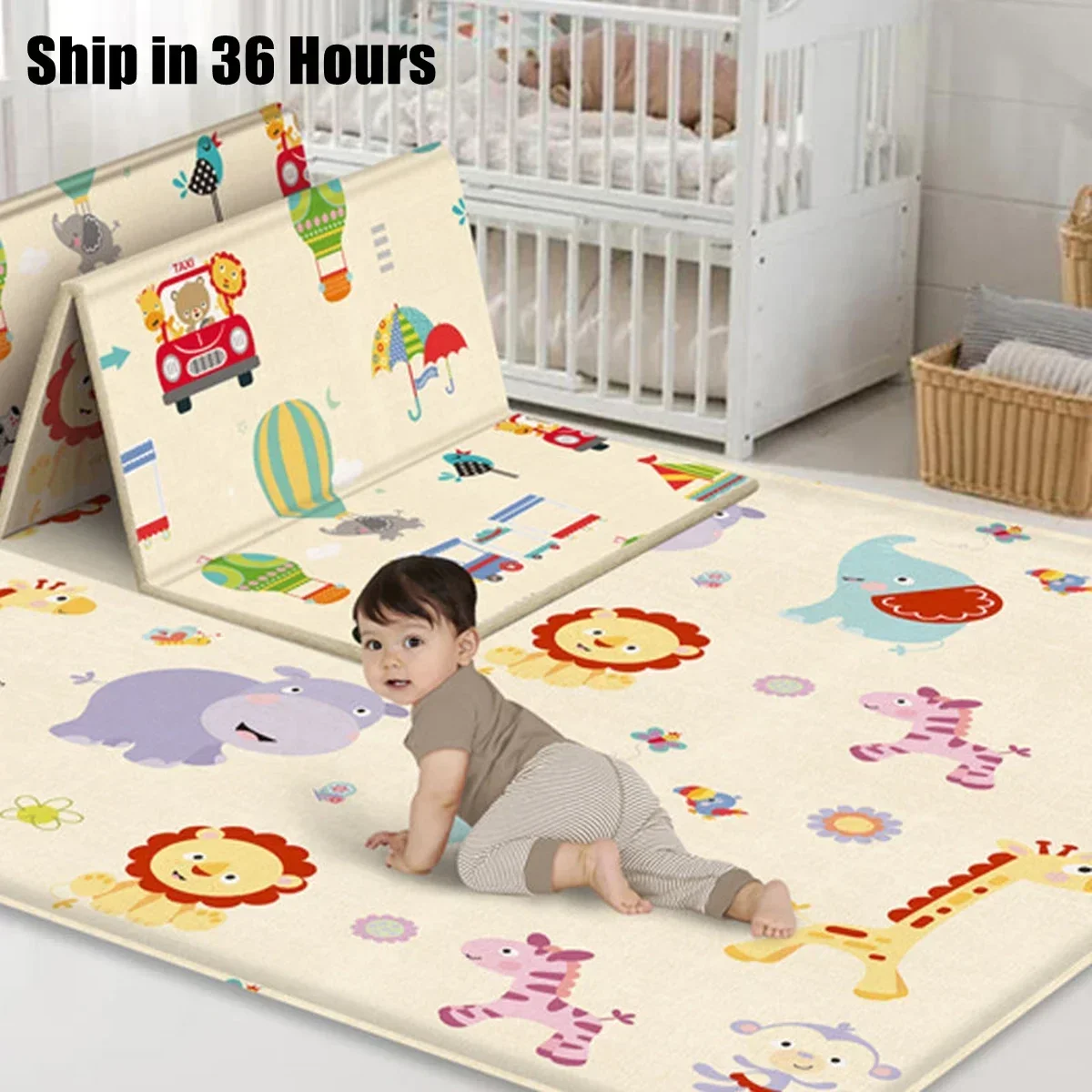 Baby Play Mats Foldable Xpe Pu - Kids Education Rug ulasan dan harga