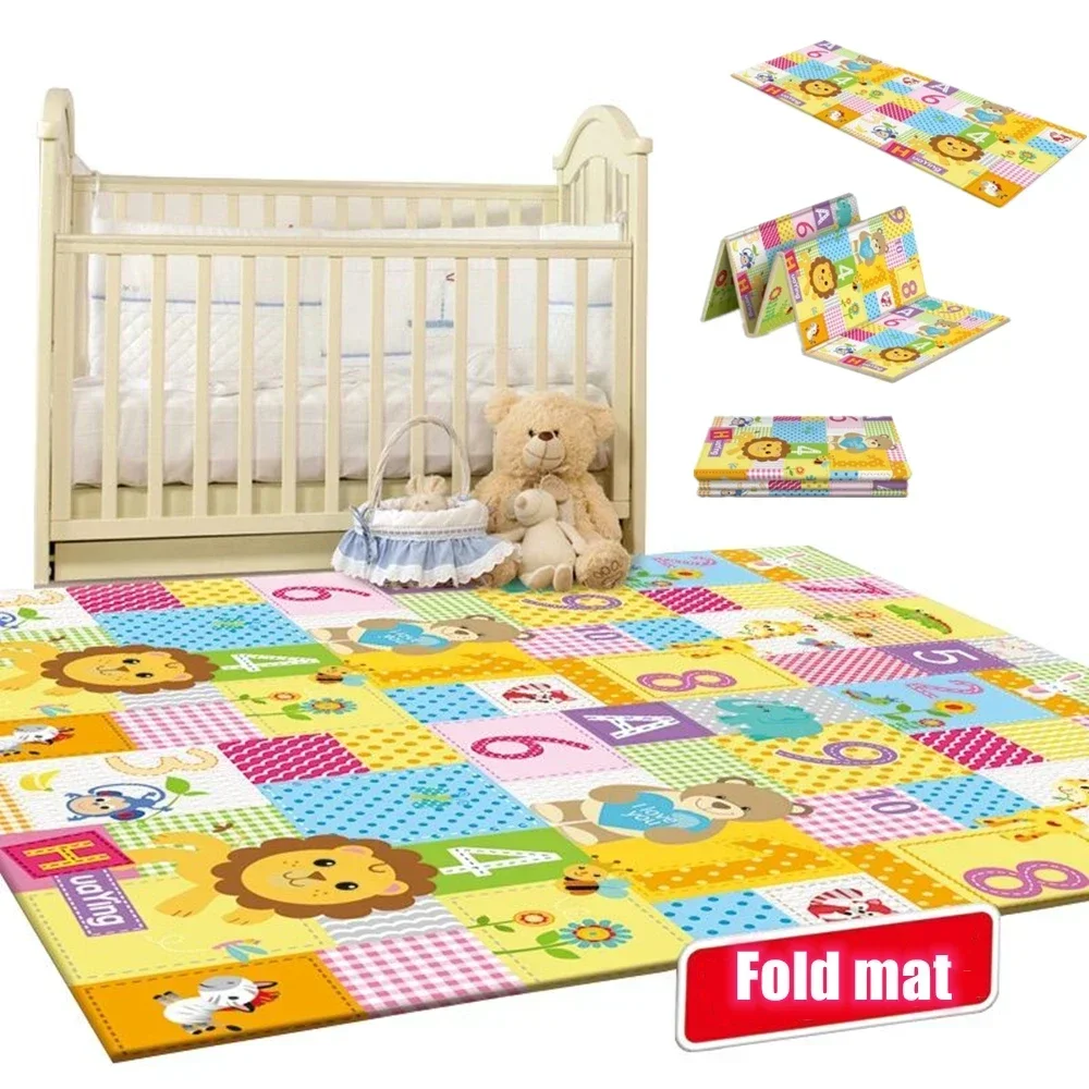 Baby Play Mats Foldable Xpe Pu - Kids Education Rug ulasan dan harga