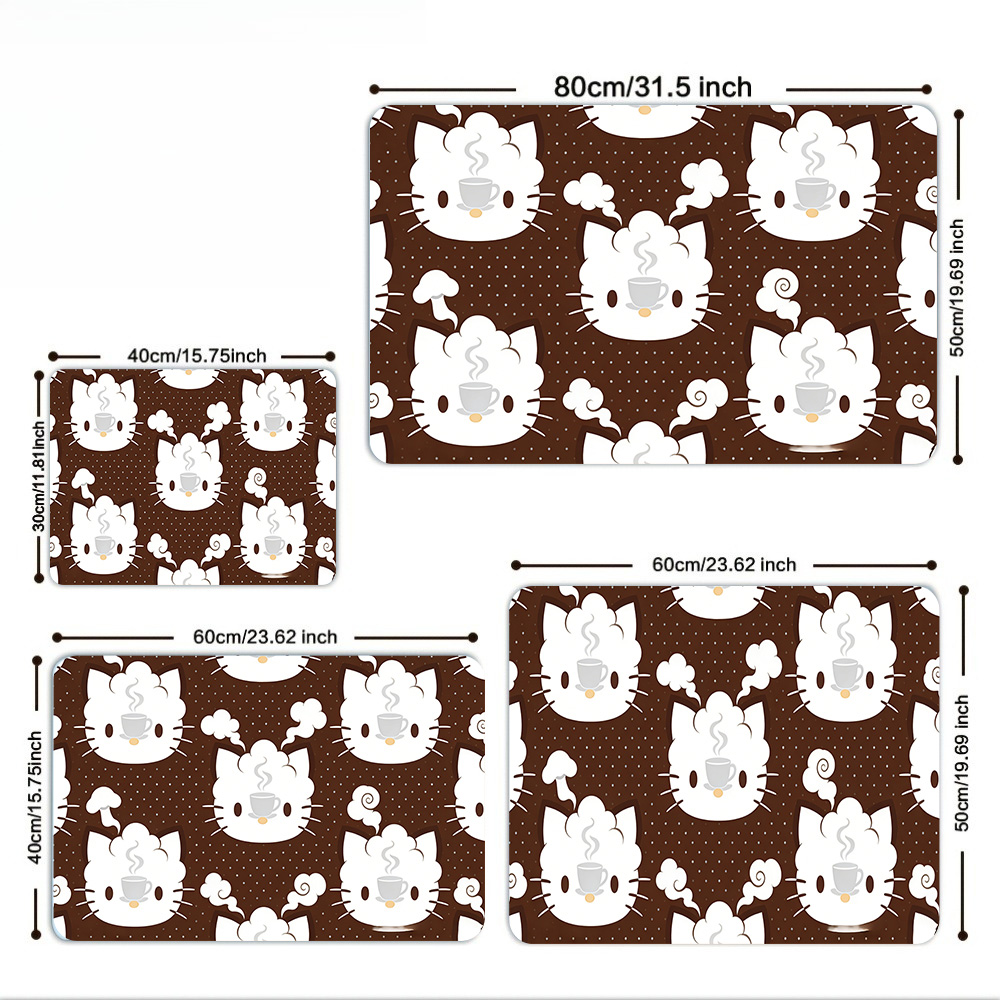 Hello Kitty Coffee Cloud Print - Multiplication Table Mat ulasan dan harga
