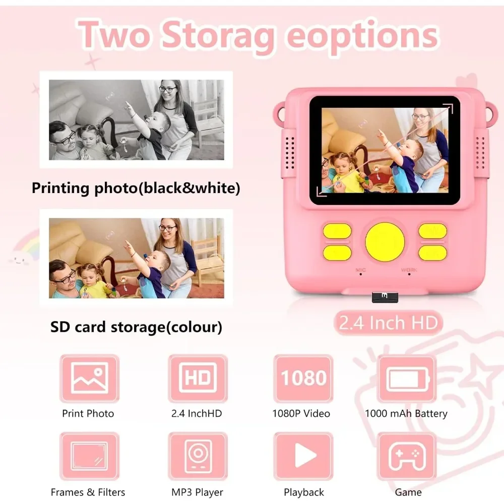 Instant Print Camera for Kids, - Kids Education Free App ulasan dan harga