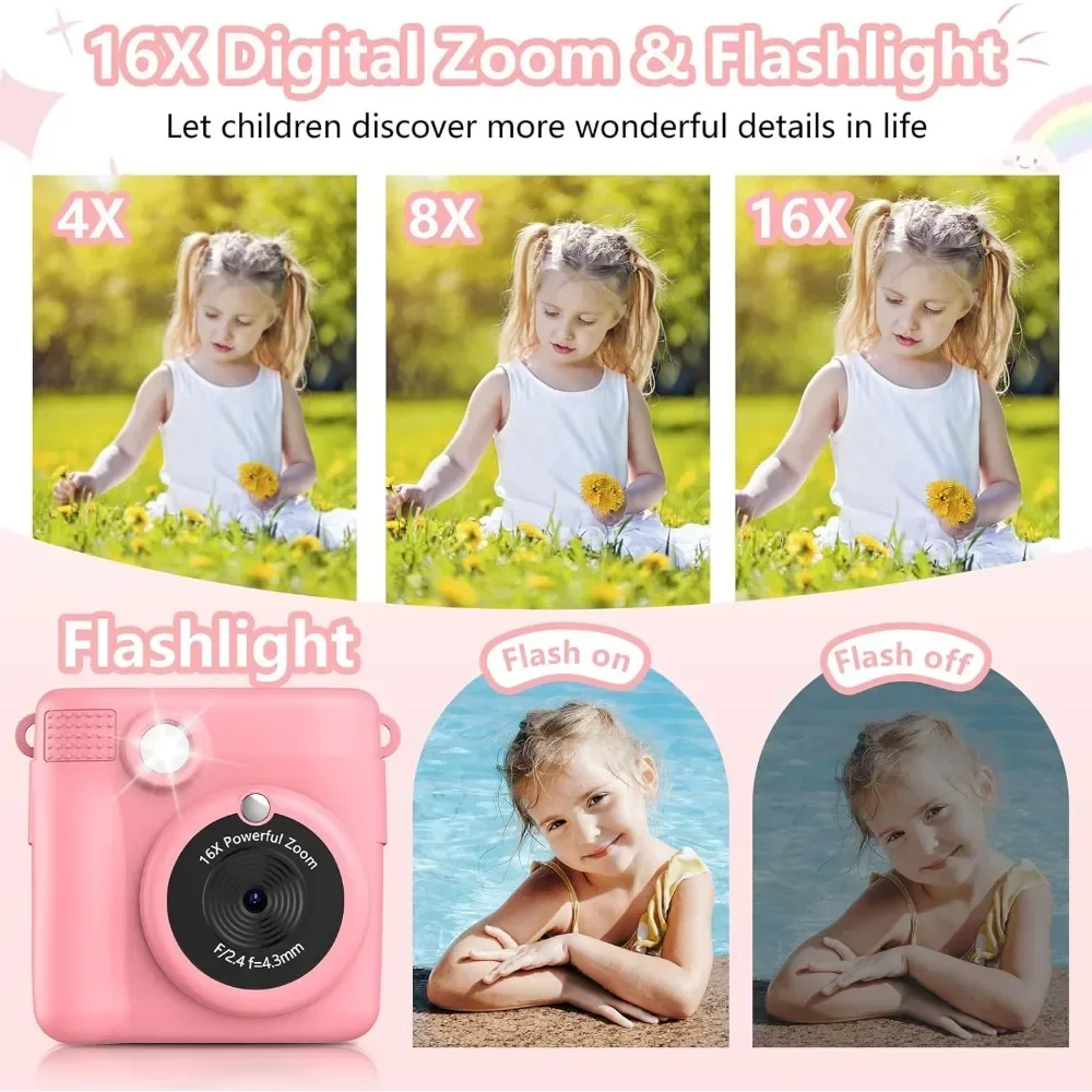 Instant Print Camera for Kids, - Kids Education Free App ulasan dan harga