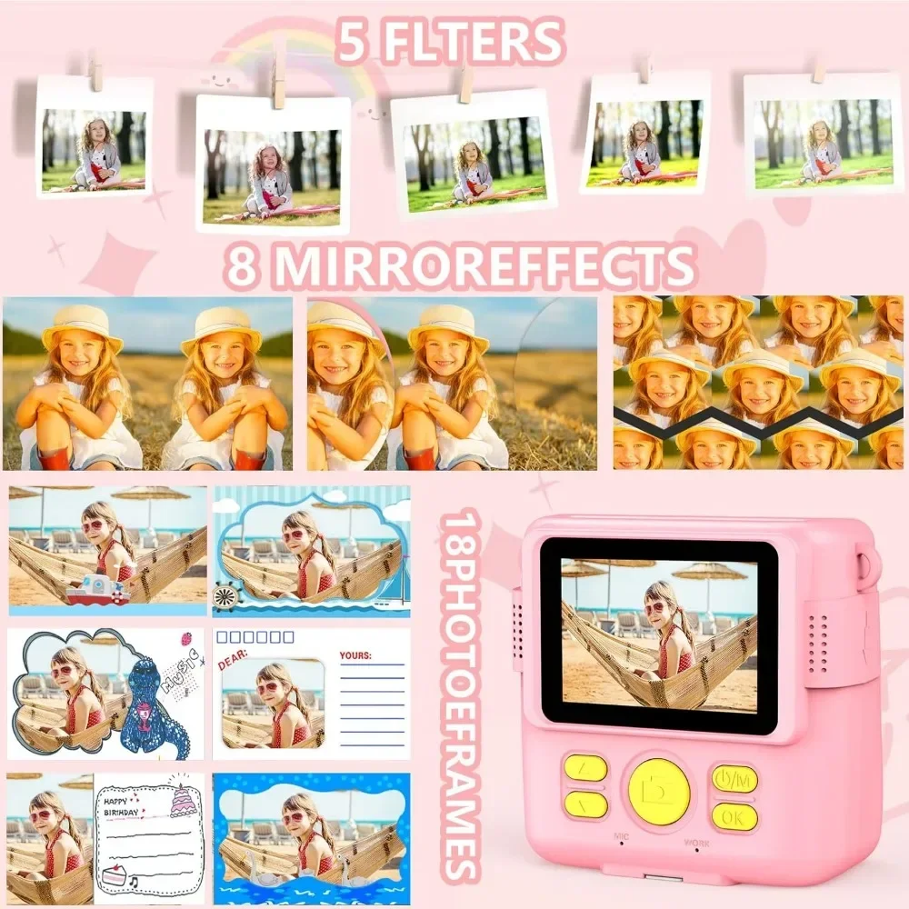 Instant Print Camera for Kids, - Kids Education Free App ulasan dan harga