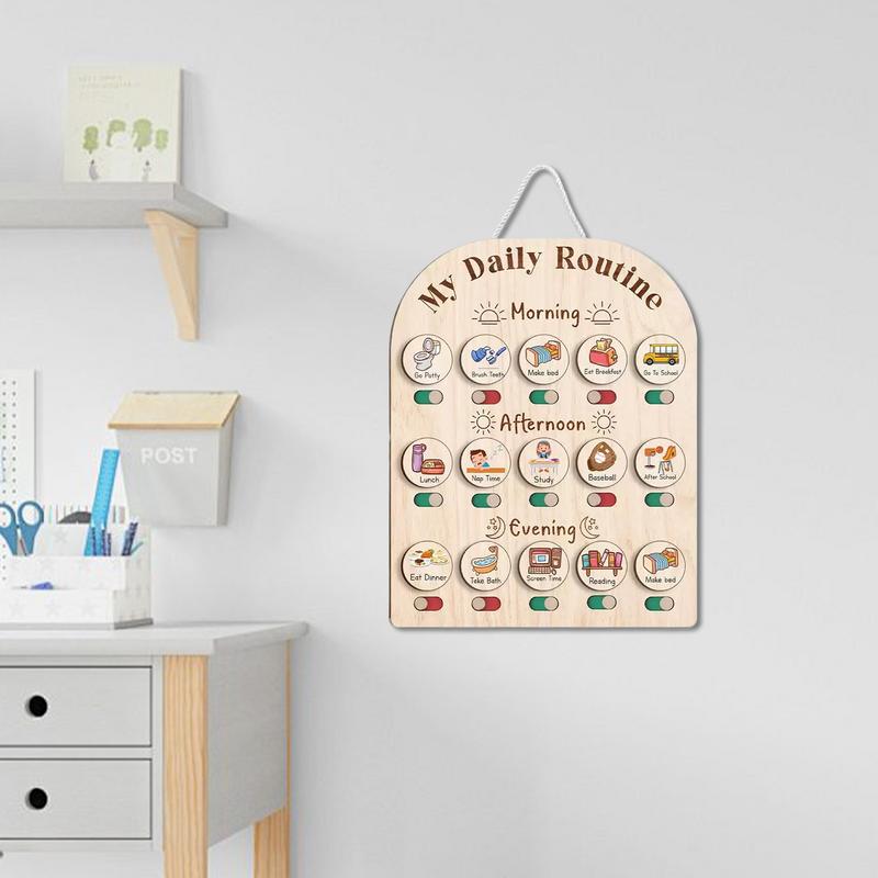 Kids Daily Routine Chart Morni - Kids Education Planner ulasan dan harga
