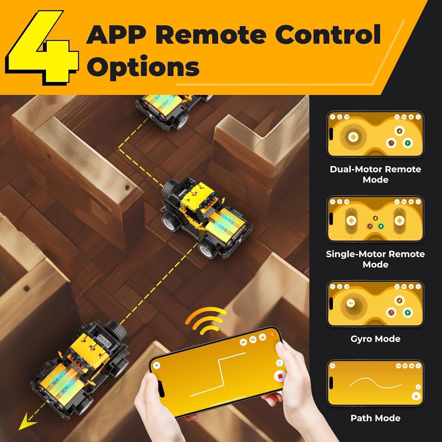 Apitor Robot R 4-in-1 STEM Bui - Kids Education Free App ulasan dan harga