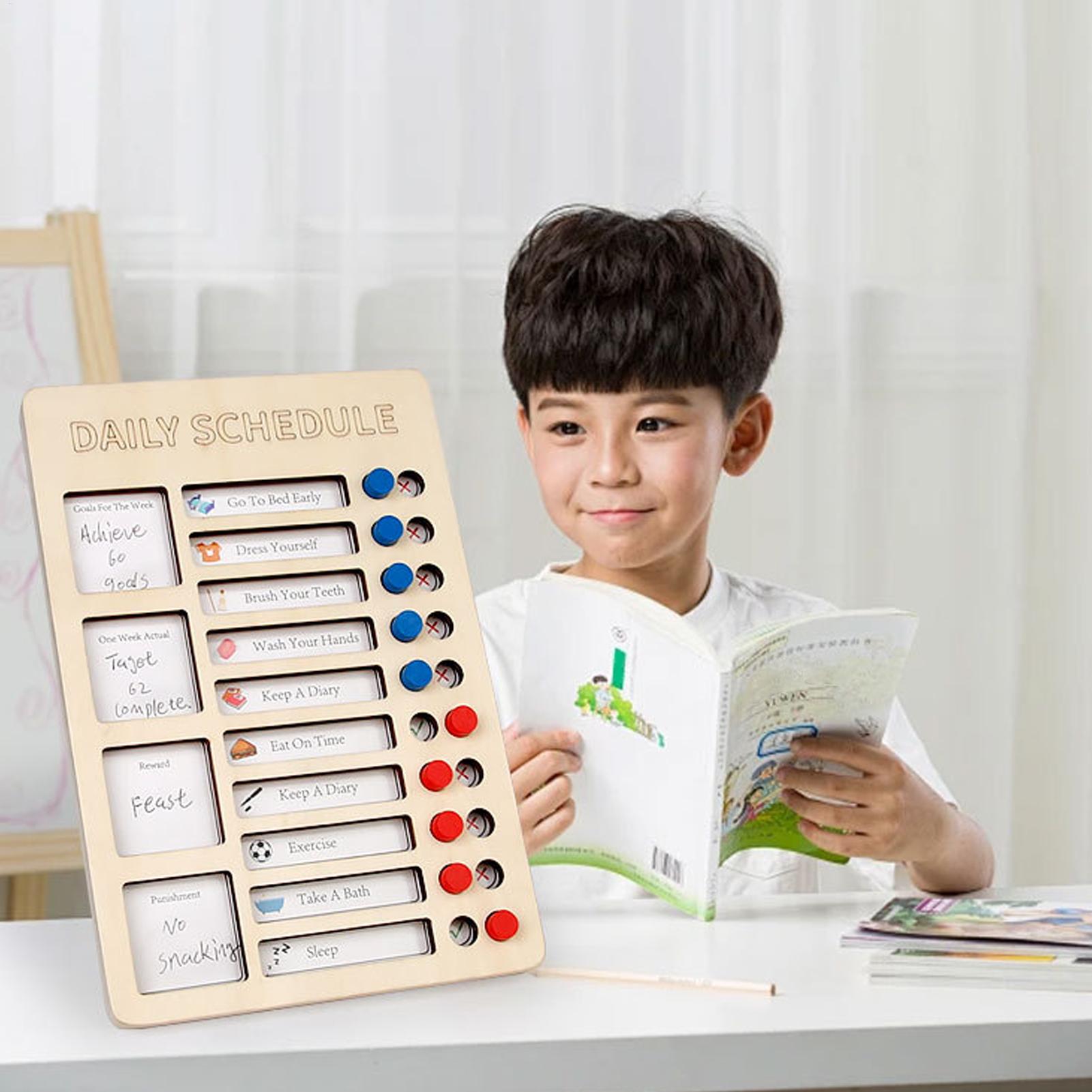 Routine Planner Board Reusable - Kids Education Planner ulasan dan harga