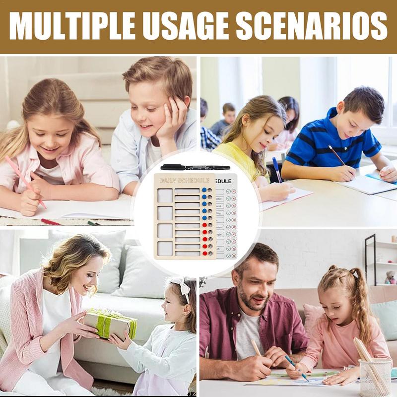 Routine Planner Board Reusable - Kids Education Planner ulasan dan harga