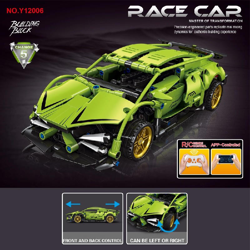 1:18 Green Sports Car Building - Kids Education Free App ulasan dan harga