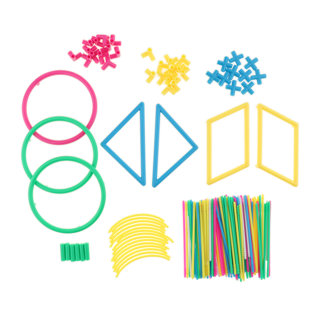 3D Geometric Solids Plastic Ma - Math Manipulative Set ulasan dan harga