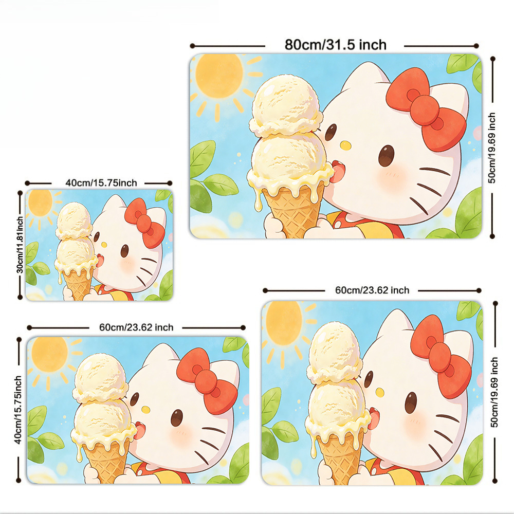 Hello Kitty Ice Cream Cone Pla - Multiplication Table Mat ulasan dan harga